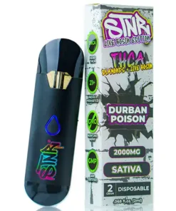 STNR Durban Poison 2000mg THCA Vape Pen